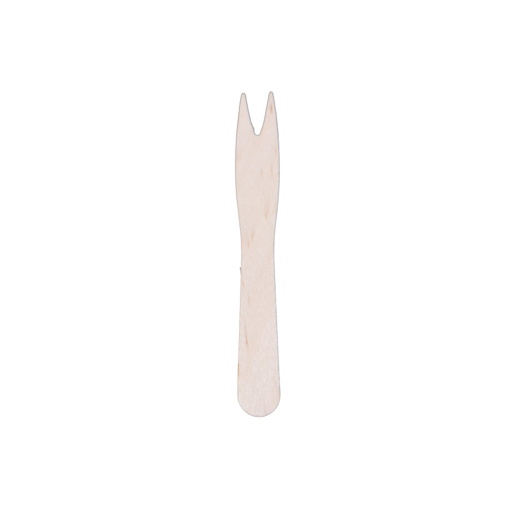 Pommes/Snack-Gabeln BIO Holz ca. 8 cm a 1000 St.