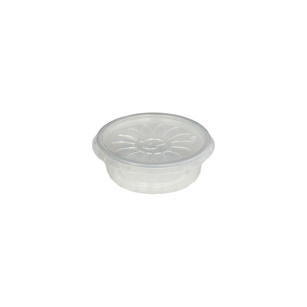 Dressingbehälter transparent mit Deckel 50 ml a 500 St.