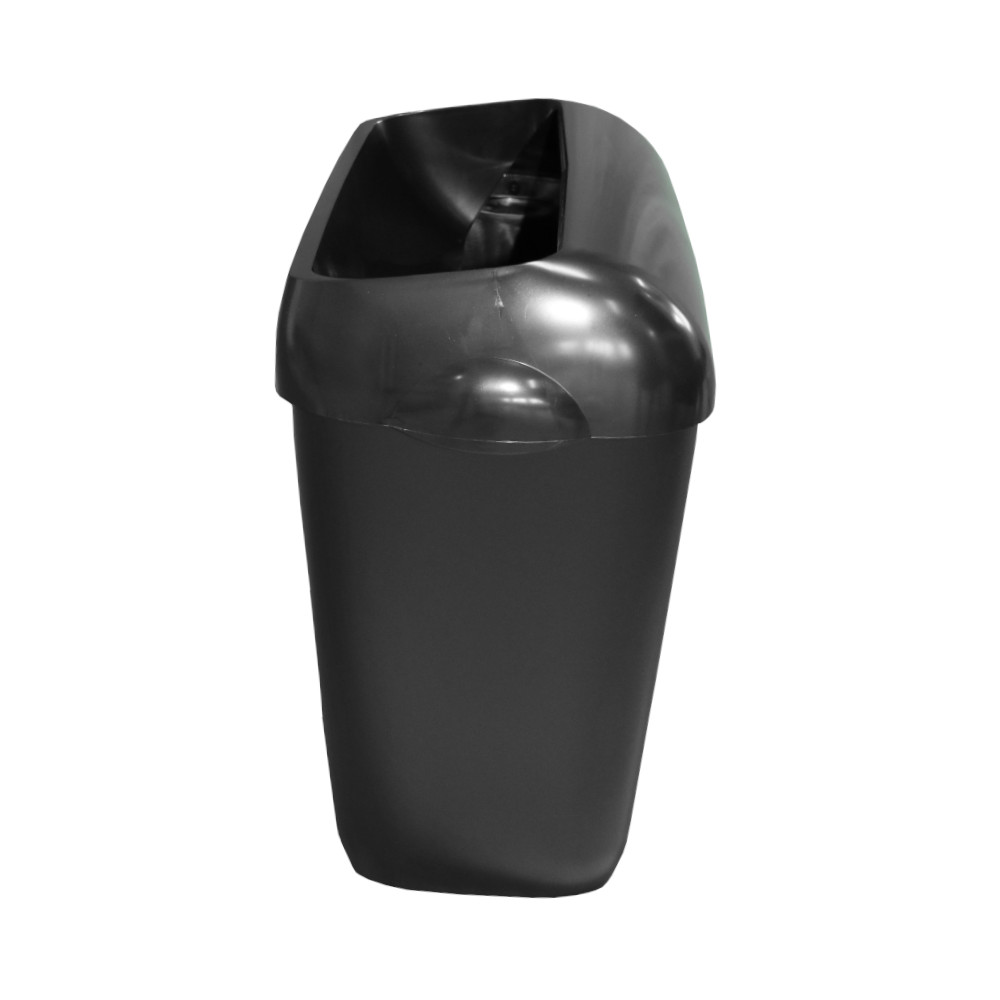 Mülleimer/Abfallbehälter ABS schwarz 45 l