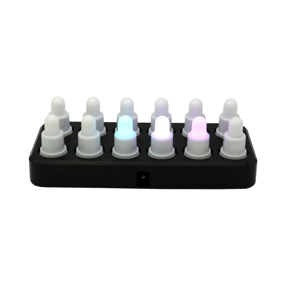 LED-Kerzen Komplett-Set Plug multicolor